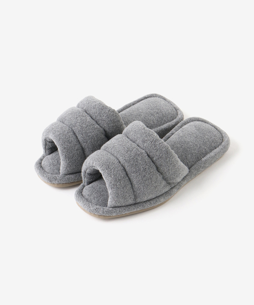 journal standard Furniture (ジャーナルスタンダードファニチャー)の「TOWEL PUFFY SLIPPER スリッパ(ルームシューズ/スリッパ・レディース・チャコールグレー/グリーン/ブルー系その他/イエロー・FREE)」の5枚目の写真