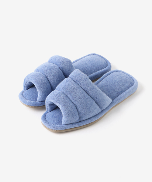 journal standard Furniture (ジャーナルスタンダードファニチャー)の「TOWEL PUFFY SLIPPER スリッパ(ルームシューズ/スリッパ・レディース・チャコールグレー/グリーン/ブルー系その他/イエロー・FREE)」の7枚目の写真