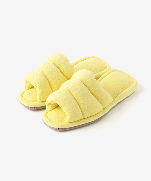 journal standard Furniture (ジャーナルスタンダードファニチャー)の「TOWEL PUFFY SLIPPER スリッパ(ルームシューズ/スリッパ・レディース・チャコールグレー/グリーン/ブルー系その他/イエロー・FREE)」の8枚目の写真