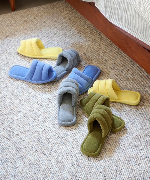journal standard Furniture (ジャーナルスタンダードファニチャー)の「TOWEL PUFFY SLIPPER スリッパ(ルームシューズ/スリッパ・レディース・チャコールグレー/グリーン/ブルー系その他/イエロー・FREE)」の20枚目の写真