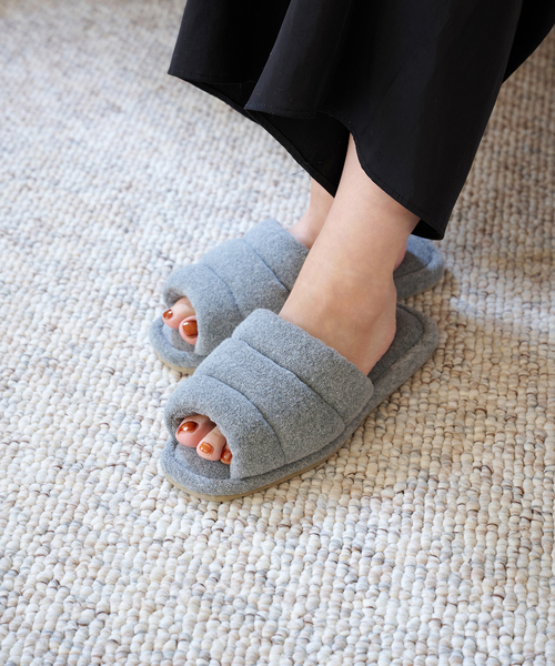 journal standard Furniture (ジャーナルスタンダードファニチャー)の「TOWEL PUFFY SLIPPER スリッパ(ルームシューズ/スリッパ・レディース・チャコールグレー/グリーン/ブルー系その他/イエロー・FREE)」の21枚目の写真