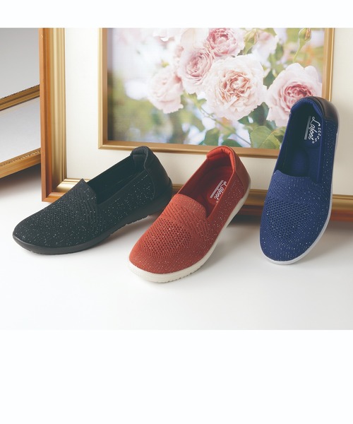 FUNALIVE(ファンアライブ)の「MEIDAI select Lafoot アクティブパンプス(パンプス・レディース・ネイビー/レッド/ブラック・S/M/L)」の3枚目の写真