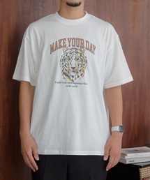 MAKE YOUR DAY（メイクユアデイ）の「ファミリー親トラ半袖Tシャツ■パパサイズ（Tシャツ/カットソー）」