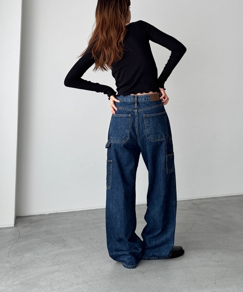 CANAL JEAN(キャナルジーン)の「【El mar】デニムパンツ(デニムパンツ・レディース・インディゴブルー・MEDIUM)」の5枚目の写真