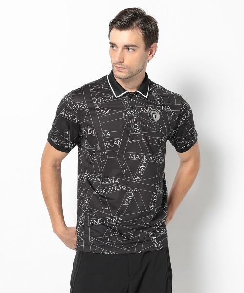MARK & LONA(マークアンドロナ)の「Orbit Polo | MEN(ポロシャツ・メンズ・ブラック/ホワイト/チャコール・46)」の3枚目の写真