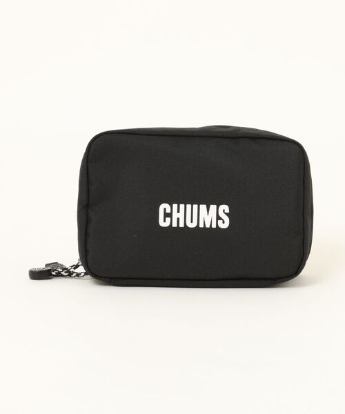 CHUMS（チャムス）の「【CHUMS/チャムス】 Recycle CHUMS Gadgets Pouch（ポーチ・レディース・ブラック・FREE）」の5枚目の写真