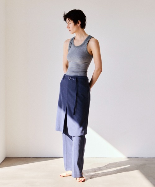 Henon.(ヘノン)の「レースタンクトップ(タンクトップ・レディース・バーガンディー/グレー/ブラック・F)」の18枚目の写真