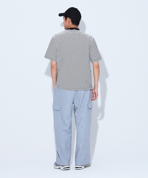 coca(coca)(コカ)の「ボーダーTシャツ(Tシャツ/カットソー・メンズ・ホワイト/チャコール・L/M/XL)」の5枚目の写真