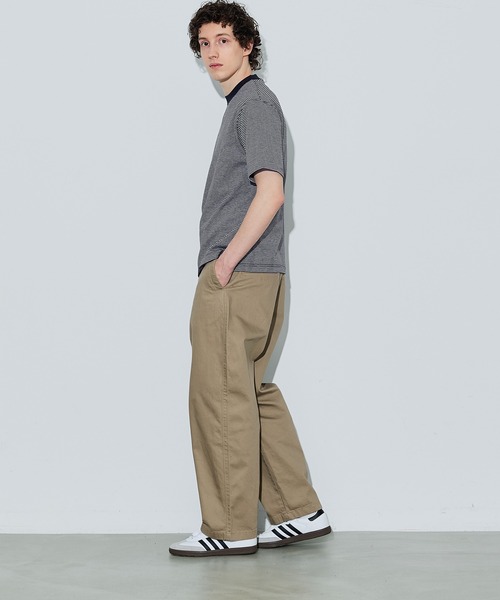 coca(coca)(コカ)の「ボーダーTシャツ(Tシャツ/カットソー・メンズ・ホワイト/チャコール・L/M/XL)」の11枚目の写真