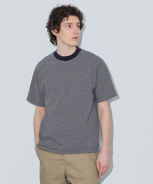 coca(coca)(コカ)の「ボーダーTシャツ(Tシャツ/カットソー・メンズ・ホワイト/チャコール・L/M/XL)」の12枚目の写真