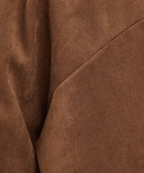 Rouge vif la cle（ルージュヴィフラクレ）の「【LE MELANGE/ル・メランジュ】ECOスウェードシャツジャケット/フェイクレザー【WEB限定】（ブルゾン・レディース・ブラウン・フリー）」の21枚目の写真