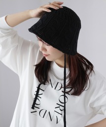 Riberry | 透かし編みニットバケハ(ハット)