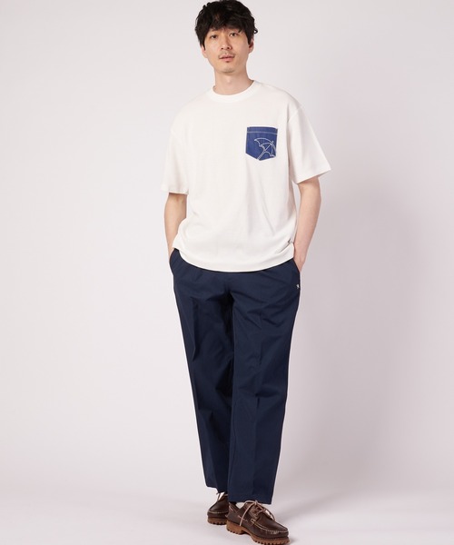 Arnold Palmer(アーノルドパーマー)の「シェア サーフニット 異素材ポケットTシャツ(Tシャツ/カットソー・レディース・チャコールグレー/ホワイト/アイボリー系・L/M/S/XS/LL)」の10枚目の写真
