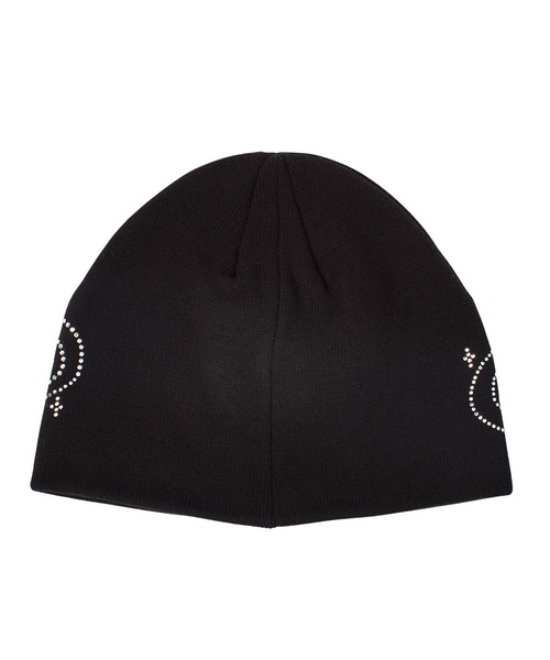 X-girl(エックスガール)の「RHINESTONE DECORATIVE SCRIPT LOGO BEANIE(ニットキャップ/ビーニー・レディース・ホワイト/ブラック/ピンク・ONE SIZE)」の14枚目の写真
