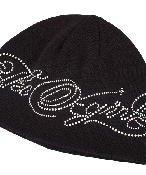 X-girl(エックスガール)の「RHINESTONE DECORATIVE SCRIPT LOGO BEANIE(ニットキャップ/ビーニー・レディース・ホワイト/ブラック/ピンク・ONE SIZE)」の17枚目の写真