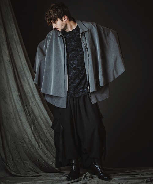 NO ID.（ノーアイディ）の「mp14809-ﾌﾗｯﾀﾘﾝｸﾞｶｰｺﾞﾄﾗｳｻﾞｰｽﾞ パンツ(458006-434P)（その他パンツ・メンズ・ブラック/ブラック系その他・1/2）」の3枚目の写真