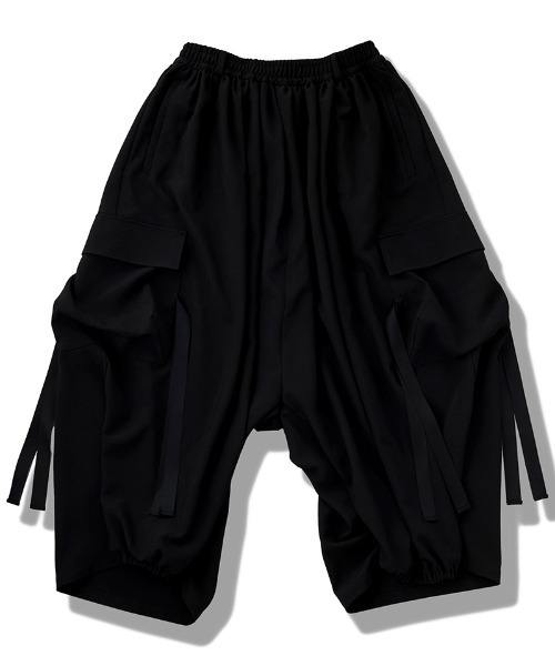 NO ID.（ノーアイディ）の「mp14809-ﾌﾗｯﾀﾘﾝｸﾞｶｰｺﾞﾄﾗｳｻﾞｰｽﾞ パンツ(458006-434P)（その他パンツ・メンズ・ブラック/ブラック系その他・1/2）」の11枚目の写真