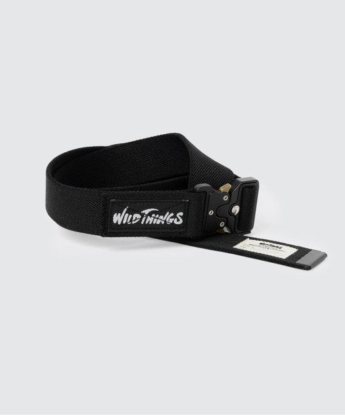 WILD THINGS（ワイルドシングス）の「【WILD THINGS】MILITARY BELT（ベルト・メンズ・ベージュ/ブラック・FREE）」の2枚目の写真