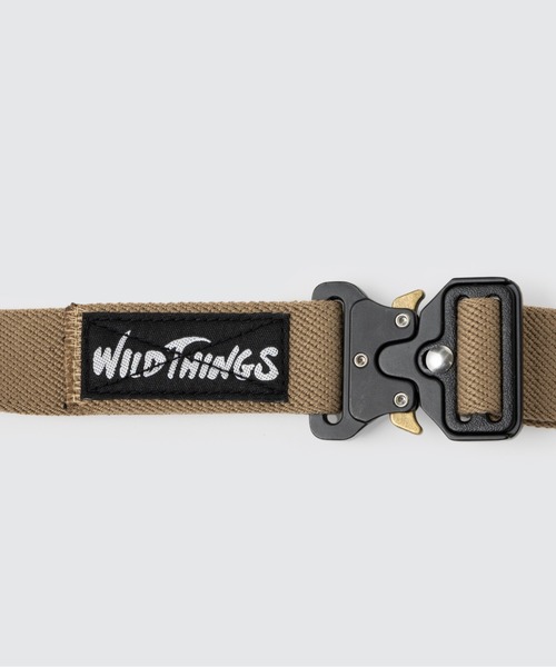 WILD THINGS（ワイルドシングス）の「【WILD THINGS】MILITARY BELT（ベルト・メンズ・ベージュ/ブラック・FREE）」の5枚目の写真