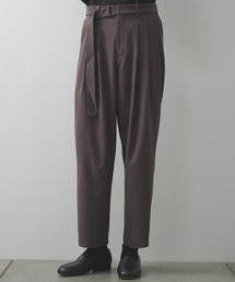 ATTACHMENT（アタッチメント）の「【ATTACHMENT/アタッチメント】別注 BELTED WIDE TAPERDTROUSERS（スラックス）」