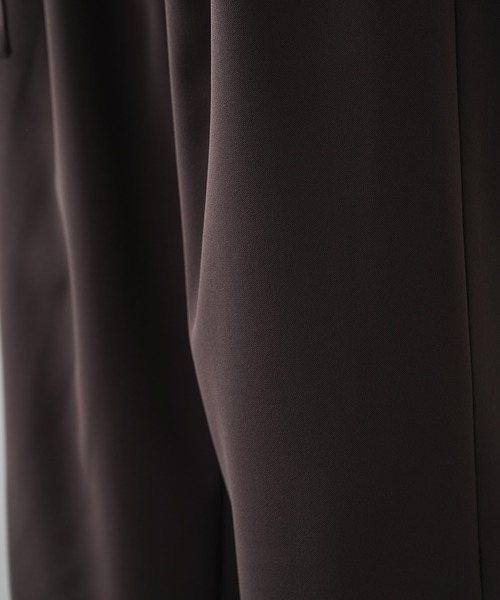ATTACHMENT(アタッチメント)の「【ATTACHMENT/アタッチメント】別注 BELTED WIDE TAPERDTROUSERS(スラックス・メンズ・ブラック/ダークグレー・2/3)」の9枚目の写真