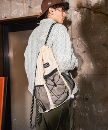 niko and...（ニコアンド）の「メッシュポケットナップサック（バックパック/リュック）」