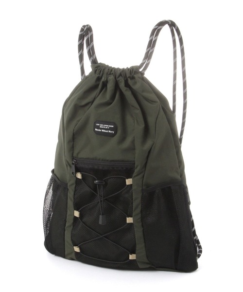 niko and...（ニコアンド）の「メッシュポケットナップサック（バックパック/リュック・メンズ・オフホワイト/ブラック・FREE）」の18枚目の写真