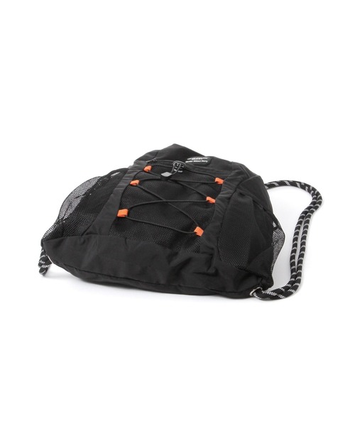 niko and...（ニコアンド）の「メッシュポケットナップサック（バックパック/リュック・メンズ・オフホワイト/ブラック・FREE）」の9枚目の写真