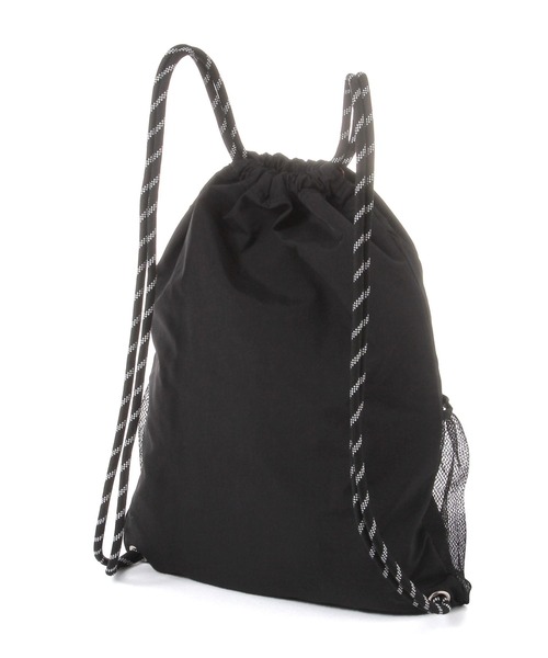 niko and...（ニコアンド）の「メッシュポケットナップサック（バックパック/リュック・メンズ・オフホワイト/ブラック・FREE）」の10枚目の写真