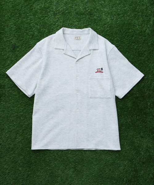 The Endless Summer(エンドレスサマー)の「TES COMFORT WAFFLE SHIRT / 半袖シャツ(シャツ/ブラウス・メンズ・ネイビー/グレー/サックスブルー/ブラック・X-LARGE/LARGE/MEDIUM/SMALL)」の5枚目の写真
