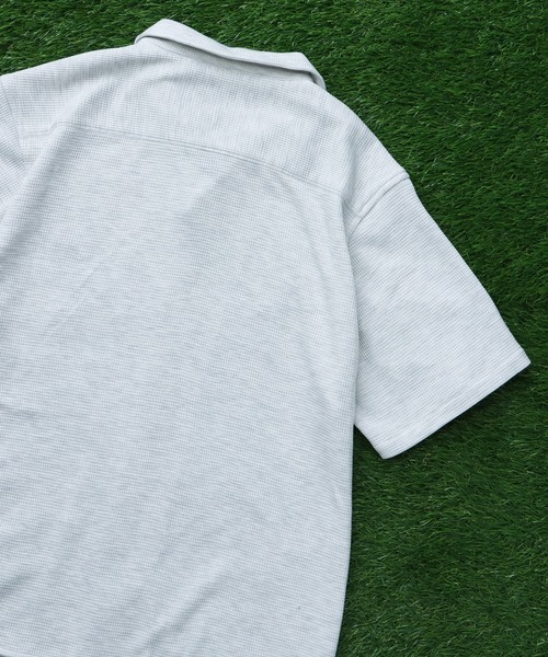 The Endless Summer(エンドレスサマー)の「TES COMFORT WAFFLE SHIRT / 半袖シャツ(シャツ/ブラウス・メンズ・ネイビー/グレー/サックスブルー/ブラック・X-LARGE/LARGE/MEDIUM/SMALL)」の7枚目の写真