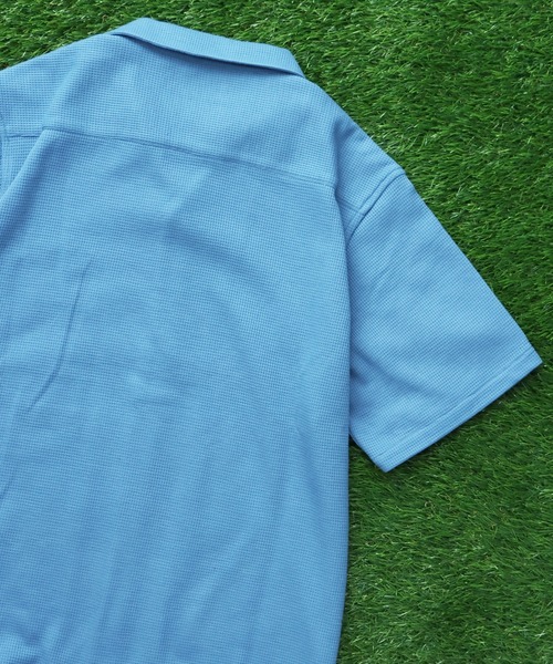 The Endless Summer(エンドレスサマー)の「TES COMFORT WAFFLE SHIRT / 半袖シャツ(シャツ/ブラウス・メンズ・ネイビー/グレー/サックスブルー/ブラック・X-LARGE/LARGE/MEDIUM/SMALL)」の12枚目の写真