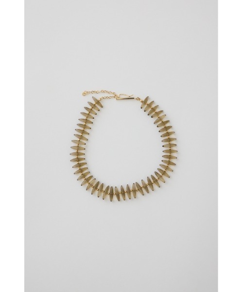 RIM.ARK(リムアーク)の「Continuous object necklace コンティニュアス オブジェクト ネックレス(ネックレス・レディース・ダークグリーン/ブラウン/クリア・FREE)」の2枚目の写真