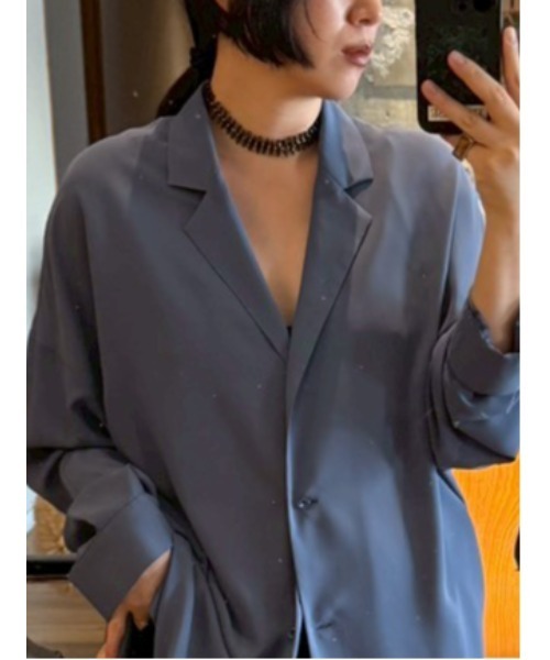 RIM.ARK(リムアーク)の「Continuous object necklace コンティニュアス オブジェクト ネックレス(ネックレス・レディース・ダークグリーン/ブラウン/クリア・FREE)」の1枚目の写真