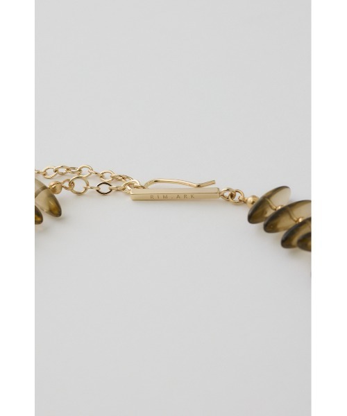 RIM.ARK(リムアーク)の「Continuous object necklace コンティニュアス オブジェクト ネックレス(ネックレス・レディース・ダークグリーン/ブラウン/クリア・FREE)」の13枚目の写真