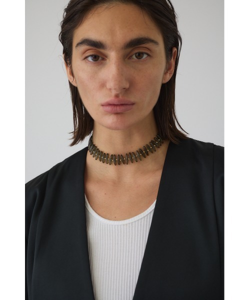 RIM.ARK(リムアーク)の「Continuous object necklace コンティニュアス オブジェクト ネックレス(ネックレス・レディース・ダークグリーン/ブラウン/クリア・FREE)」の8枚目の写真