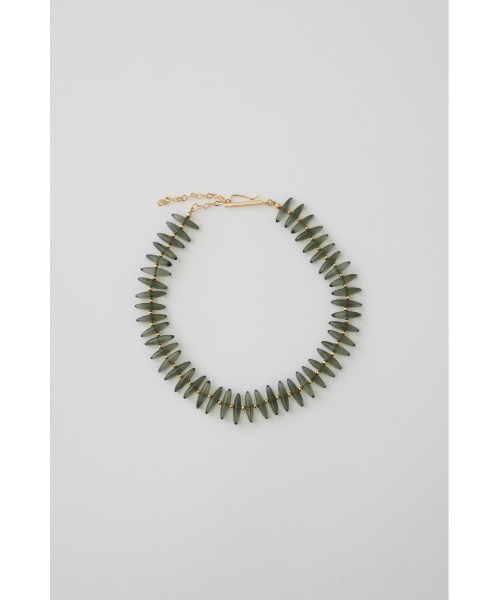 RIM.ARK(リムアーク)の「Continuous object necklace コンティニュアス オブジェクト ネックレス(ネックレス・レディース・ダークグリーン/ブラウン/クリア・FREE)」の9枚目の写真