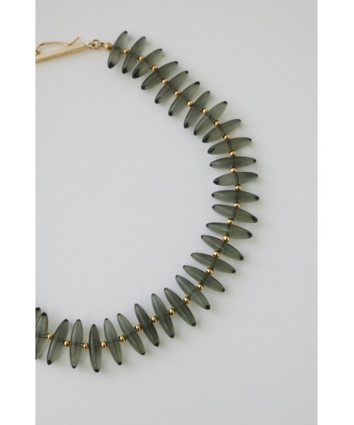 RIM.ARK(リムアーク)の「Continuous object necklace コンティニュアス オブジェクト ネックレス(ネックレス・レディース・ダークグリーン/ブラウン/クリア・FREE)」の10枚目の写真