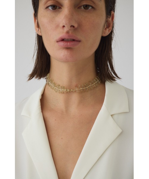 RIM.ARK(リムアーク)の「Continuous object necklace コンティニュアス オブジェクト ネックレス(ネックレス・レディース・ダークグリーン/ブラウン/クリア・FREE)」の14枚目の写真