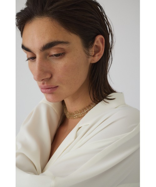 RIM.ARK(リムアーク)の「Continuous object necklace コンティニュアス オブジェクト ネックレス(ネックレス・レディース・ダークグリーン/ブラウン/クリア・FREE)」の15枚目の写真