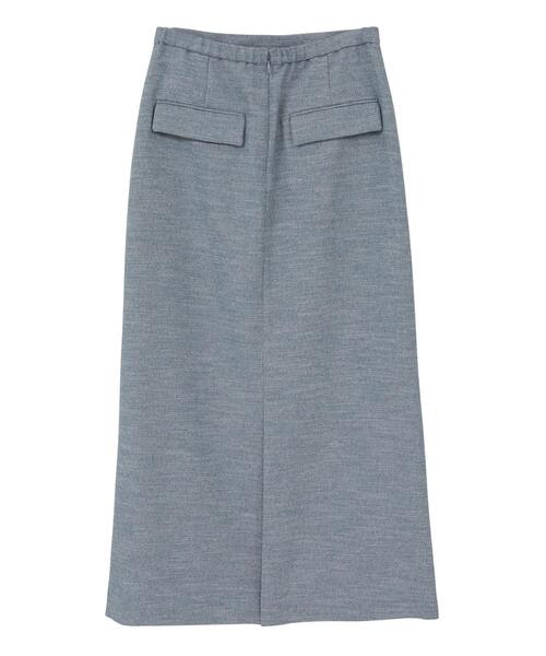 Tiara（ティアラ）の「シンプルロングタイトスカート（スカート・レディース・ブラック/ブルー/ベージュ・2/3/4）」の9枚目の写真