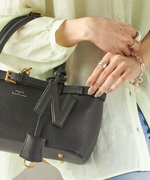 SHIPS（シップス）の「【WEB限定】George Cinq:イニシャル チャーム（ブラック）（その他）」