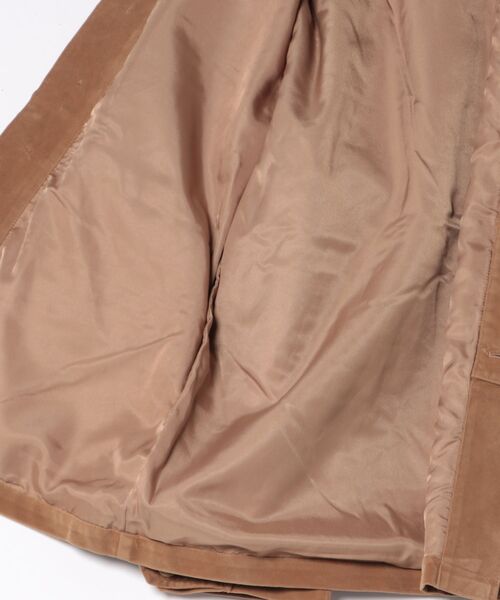 ARMY TWILL(アーミーツイル)の「【ARMY TWILL】Vegan Leather Jacket / レザーファティーグジャケット(ミリタリージャケット・メンズ・ベージュ/ブラック・M/L)」の4枚目の写真