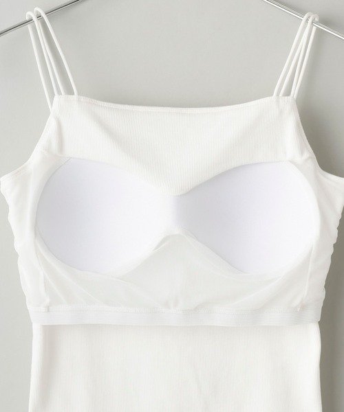 A part by（アパートバイ）の「Ｗストラップキャミ（キャミソール・レディース・オフホワイト/ライトグレー/ブラック・FREE）」の13枚目の写真