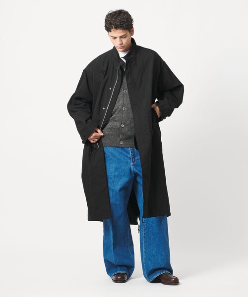 LOEFF（ロエフ）の「＜LOEFF＞オックス ミリタリー スタンドカラー コート（その他アウター・レディース・ブラック・2/0/1）」の6枚目の写真