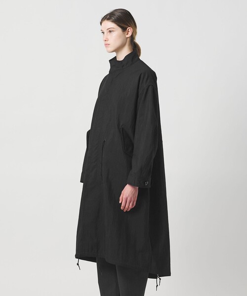 LOEFF（ロエフ）の「＜LOEFF＞オックス ミリタリー スタンドカラー コート（その他アウター・レディース・ブラック・2/0/1）」の9枚目の写真