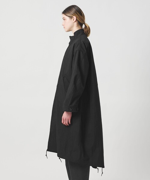 LOEFF（ロエフ）の「＜LOEFF＞オックス ミリタリー スタンドカラー コート（その他アウター・レディース・ブラック・2/0/1）」の10枚目の写真
