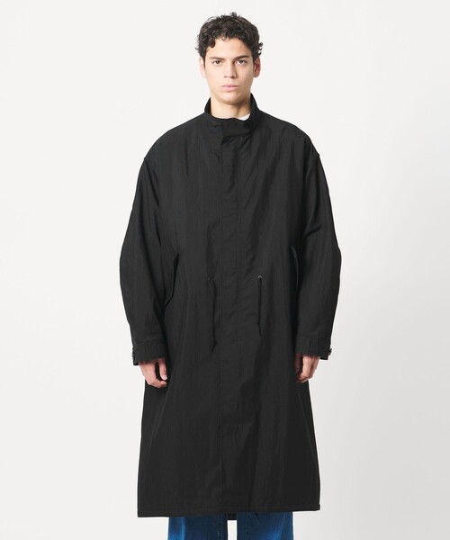 LOEFF（ロエフ）の「＜LOEFF＞オックス ミリタリー スタンドカラー コート（その他アウター・レディース・ブラック・2/0/1）」の12枚目の写真