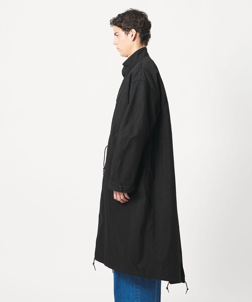 LOEFF（ロエフ）の「＜LOEFF＞オックス ミリタリー スタンドカラー コート（その他アウター・レディース・ブラック・2/0/1）」の14枚目の写真