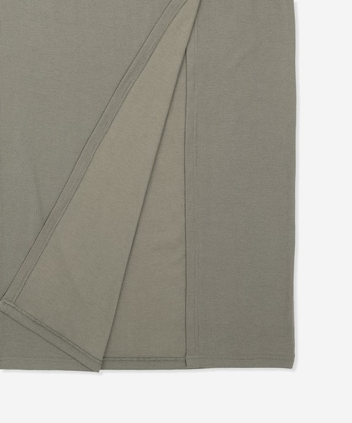 Hurley (ハーレー)の「【Hurley:ハーレー】レディーススリットロングスカート リブニットスカート RIB KNIT SKIRT(スカート・レディース・カーキブラウン/ヘザーグレー/ブラック・SMALL/MEDIUM/LARGE)」の5枚目の写真